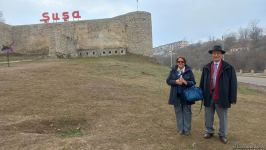 Fransada yaşayan azərbaycanlı tədqiqatçılar Şuşadan sonra Füzulidə olublar (FOTO) (ƏLAVƏ OLUNUB)