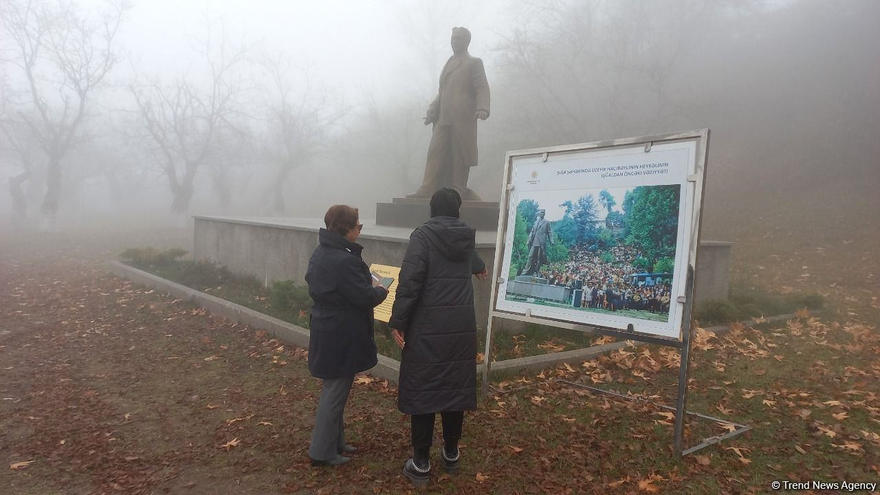 Fransada yaşayan azərbaycanlı tədqiqatçılar Şuşadan sonra Füzulidə olublar (FOTO) (ƏLAVƏ OLUNUB)