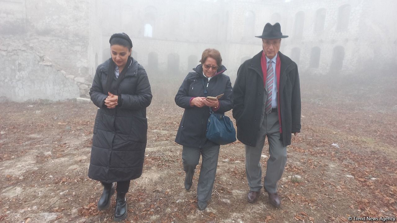 Fransada yaşayan azərbaycanlı tədqiqatçılar Şuşadan sonra Füzulidə olublar (FOTO) (ƏLAVƏ OLUNUB)
