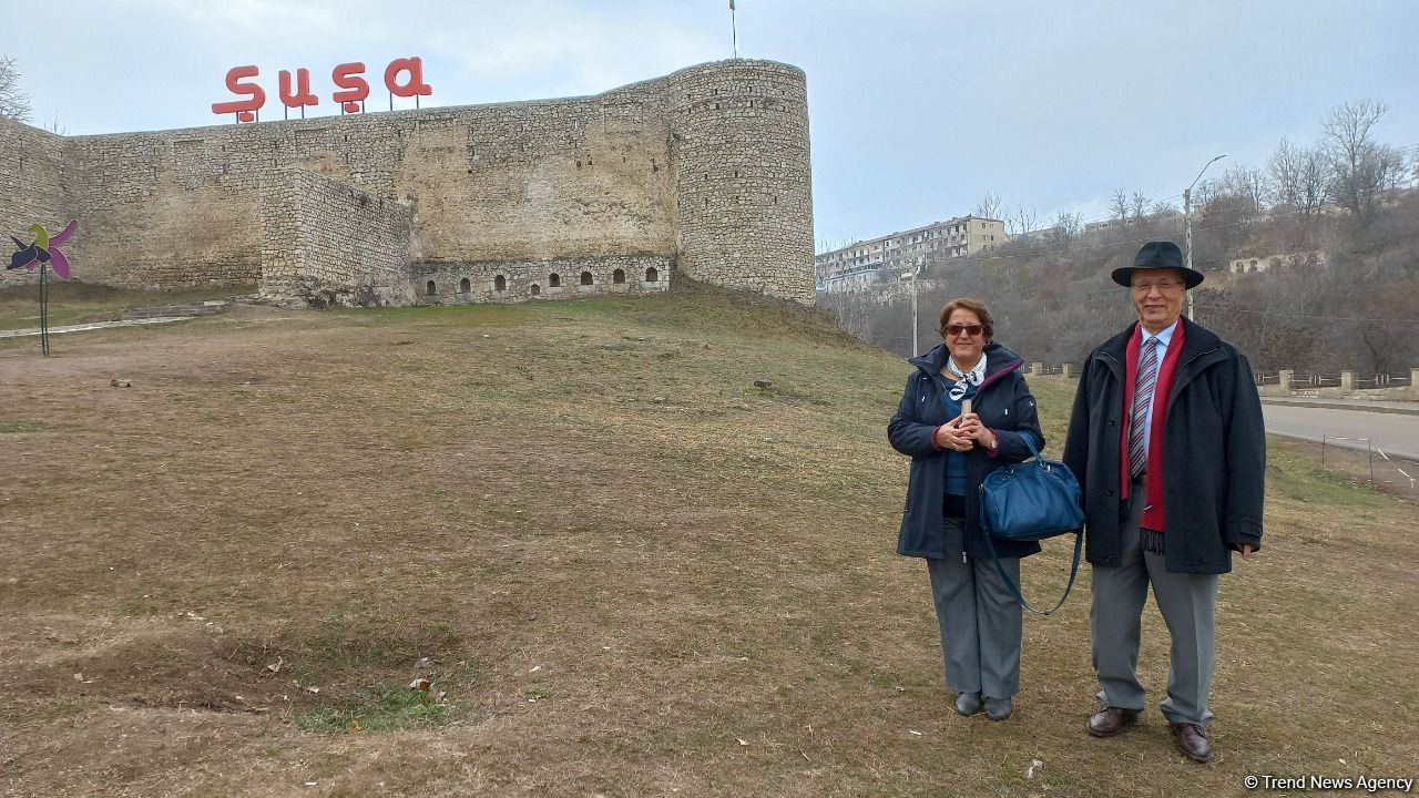 Fransada yaşayan azərbaycanlı tədqiqatçılar Şuşadan sonra Füzulidə olublar (FOTO) (ƏLAVƏ OLUNUB)