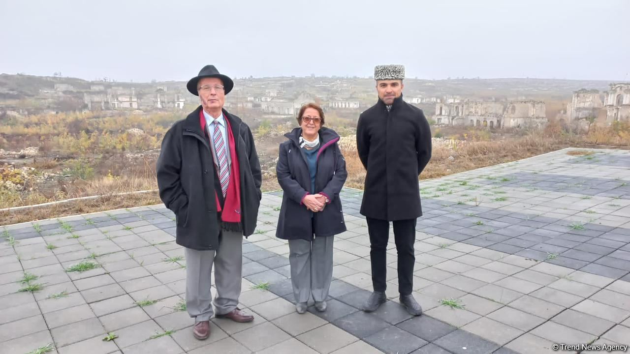Fransada yaşayan azərbaycanlı tədqiqatçılar Şuşadan sonra Füzulidə olublar (FOTO) (ƏLAVƏ OLUNUB)