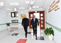 Prezident İlham Əliyev Heydər Əliyev Fondunun təşəbbüsü ilə Oğuzda inşa edilmiş körpələr evi-uşaq bağçasının açılışında iştirak edib (FOTO/VİDEO) (YENİLƏNİB)