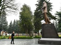 Prezident İlham Əliyev Oğuz rayonuna səfər edib (FOTO/VİDEO)