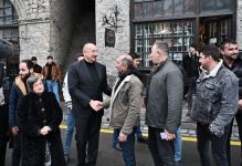 Prezident İlham Əliyev və Birinci xanım Mehriban Əliyeva “Yuxarı Baş” Milli Tarix-Memarlıq Qoruğu ərazisində aparılan təmir-bərpa işləri ilə tanış olublar (FOTO/VİDEO) (YENİLƏNİB)