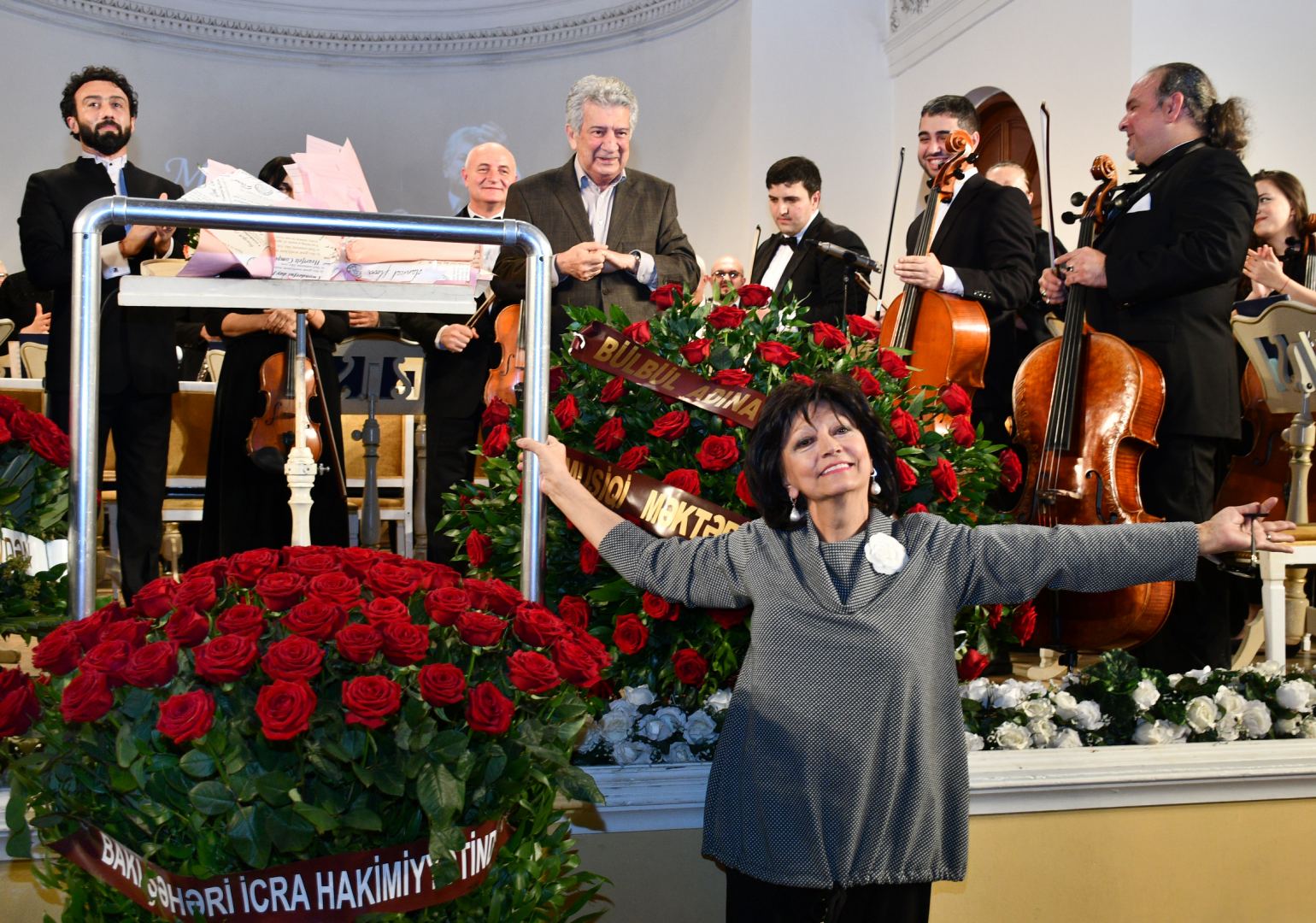 Maestro Rauf Abdullayevin 85 illiyinə həsr olunmuş yubiley gecəsi keçirilib (FOTO)