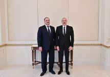Prezident İlham Əliyev Rusiya Federasiyasının Dağıstan Respublikasının rəhbərini qəbul edib  (FOTO) (YENİLƏNİB)