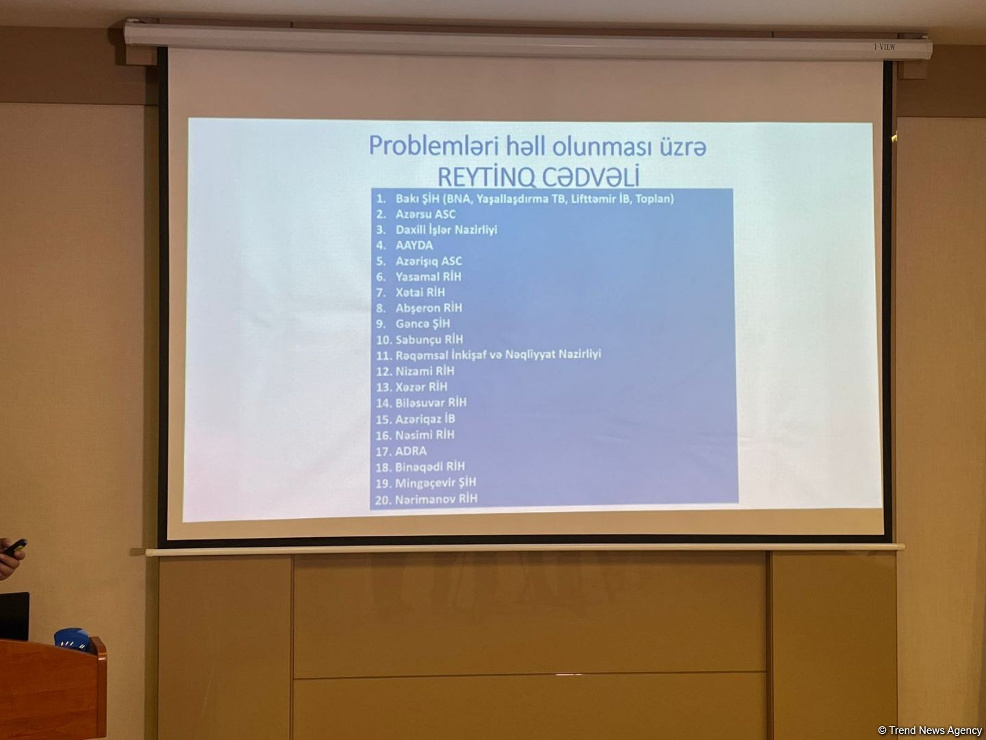 Bakı İH ictimai nəzarətin onlayn platformasında müraciətlər çərçivəsində problemlərin həlli üzrə reytinqdə birinci yerdədir