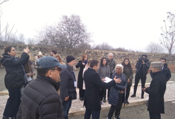ICOMOS rəhbərliyi və xarici mədəni irs ekspertləri Qarabağa səfər ediblər (FOTO)