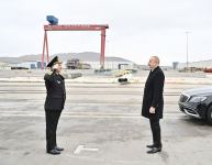 Prezident İlham Əliyev “Akademik Xoşbəxt Yusifzadə” tankerinin istismara verilməsi mərasimində iştirak edib (FOTO) (YENİLƏNİB)
