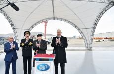Prezident İlham Əliyev “Akademik Xoşbəxt Yusifzadə” tankerinin istismara verilməsi mərasimində iştirak edib (FOTO) (YENİLƏNİB)