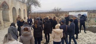 ICOMOS rəhbərliyi və xarici mədəni irs ekspertləri Qarabağa səfər ediblər (FOTO)