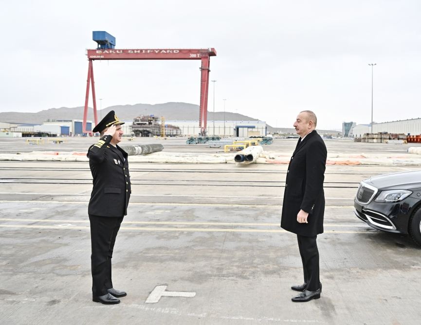 Prezident İlham Əliyev “Akademik Xoşbəxt Yusifzadə” tankerinin istismara verilməsi mərasimində iştirak edib (FOTO) (YENİLƏNİB)