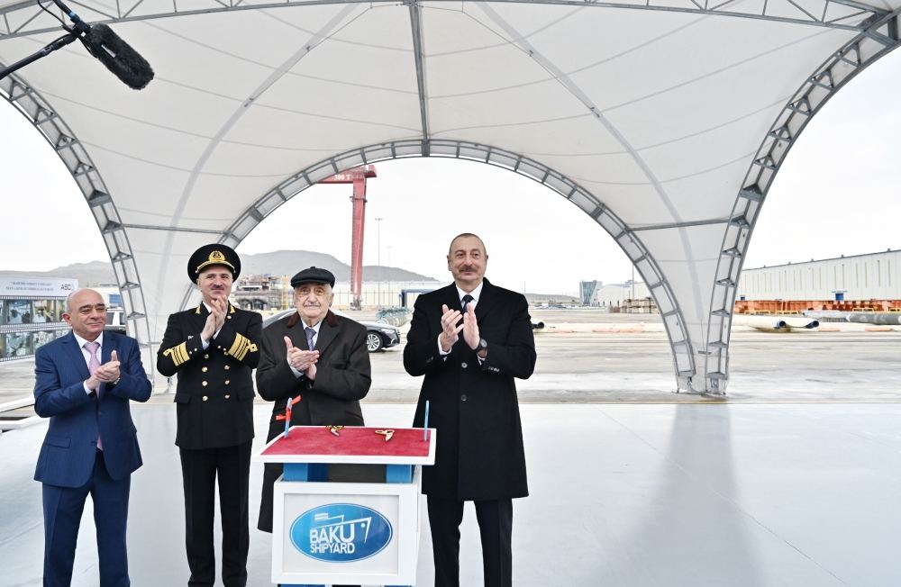 Prezident İlham Əliyev “Akademik Xoşbəxt Yusifzadə” tankerinin istismara verilməsi mərasimində iştirak edib (FOTO) (YENİLƏNİB)