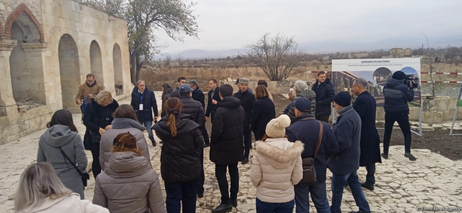 ICOMOS rəhbərliyi və xarici mədəni irs ekspertləri Qarabağa səfər ediblər (FOTO)