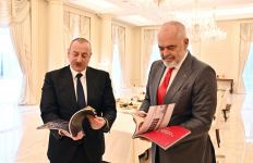 Prezident İlham Əliyevin Albaniyanın Baş naziri Edi Rama ilə təkbətək görüşü olub (FOTO/VİDEO) (YENİLƏNİB-2)
