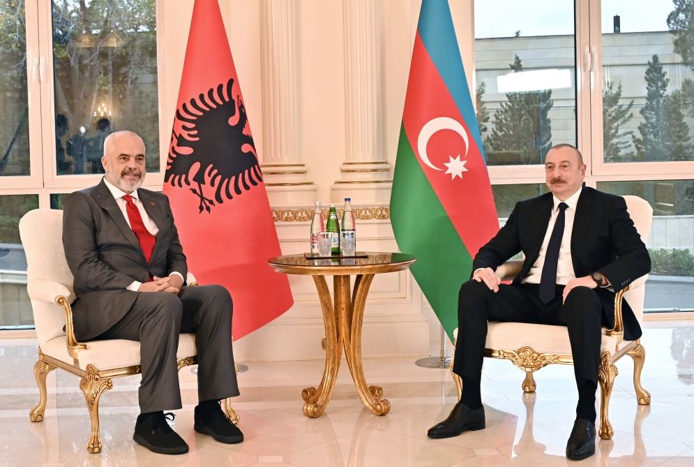 Prezident İlham Əliyevin Albaniyanın Baş naziri Edi Rama ilə təkbətək görüşü olub (FOTO/VİDEO) (YENİLƏNİB-2)
