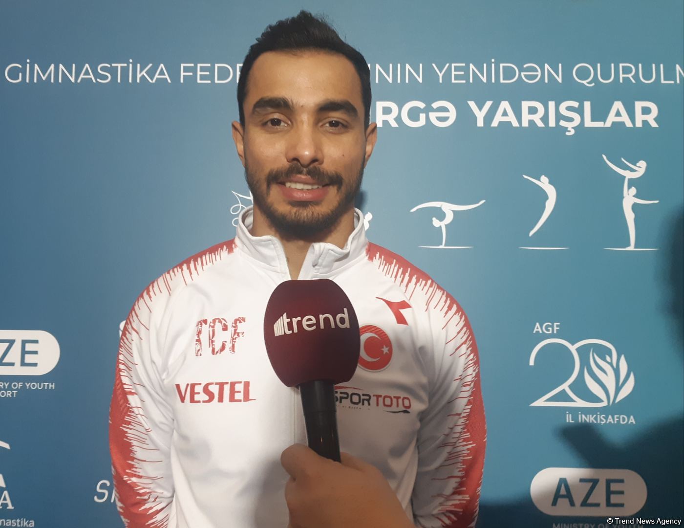 Şəkidə möhtəşəm gimnastika qala şousu keçirilib - türkiyəli idmançı