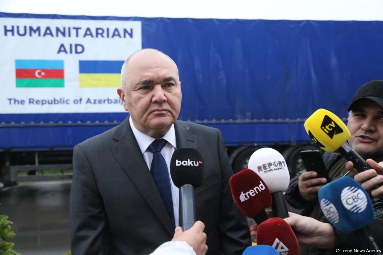 Yaxın günlərdə humanitar yardımın növbəti hissəsi də Ukraynaya yola salınacaq - Səməd İslamov