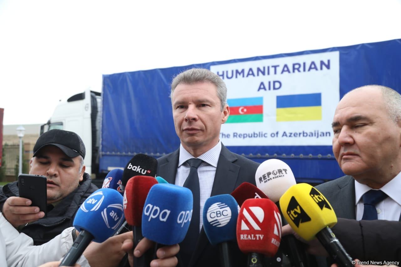Ukrayna səfiri humanitar yardıma görə Azərbaycana təşəkkür edib