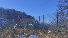Sülhməramlılar əraziyə zirehli hərbi texnika gətiriblər - Aksiya davam edir (FOTO)