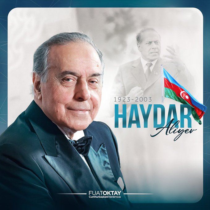 Türkiyənin vitse-prezidenti Heydər Əliyevin vəfatının ildönümü ilə bağlı paylaşım edib