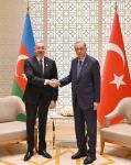 Prezident İlham Əliyev Türkiyə Prezidenti Rəcəb Tayyib Ərdoğanla görüşüb (FOTO)  (YENİLƏNİB)