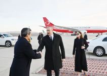 Prezident İlham Əliyevin Türkmənistana səfəri başa çatıb (FOTO/VİDEO)