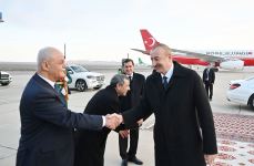 Prezident İlham Əliyevin Türkmənistana səfəri başa çatıb (FOTO/VİDEO)