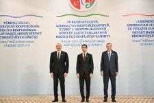 Azərbaycan, Türkiyə və Türkmənistan prezidentlərinin məhdud tərkibdə görüşü keçirilib (FOTO/VİDEO)