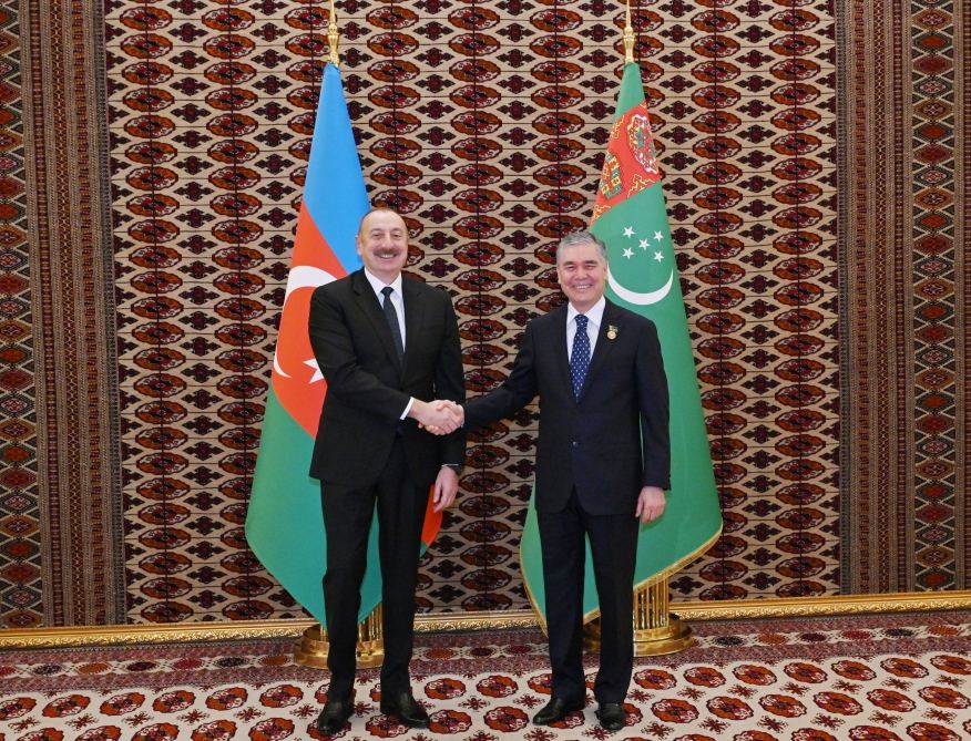 Prezident İlham Əliyevin Türkmənistan Parlamenti Xalq Məsləhətinin sədri ilə görüşü olub (FOTO/VİDEO) (YENİLƏNİB)