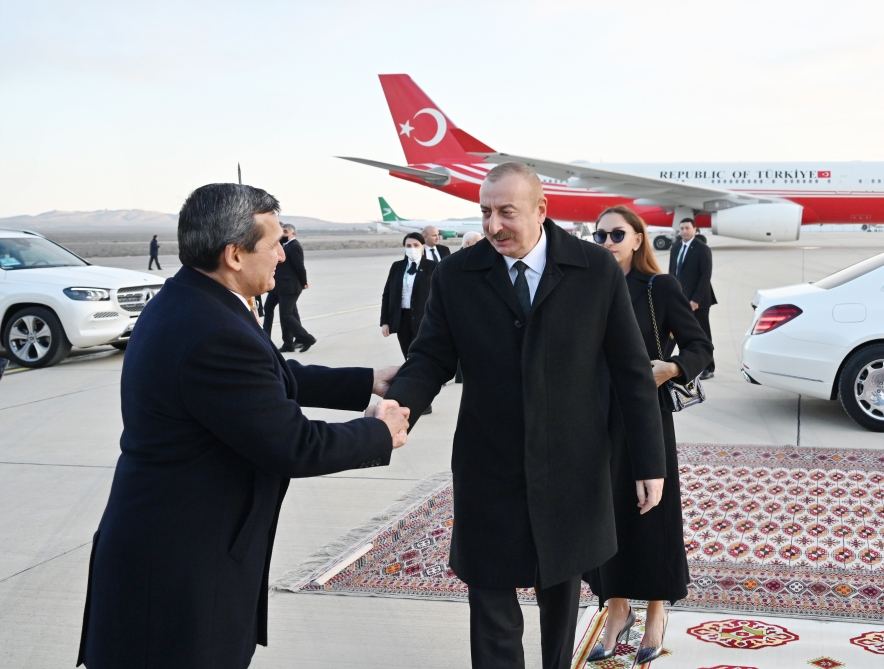 Prezident İlham Əliyevin Türkmənistana səfəri başa çatıb (FOTO/VİDEO)
