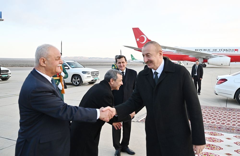 Prezident İlham Əliyevin Türkmənistana səfəri başa çatıb (FOTO/VİDEO)