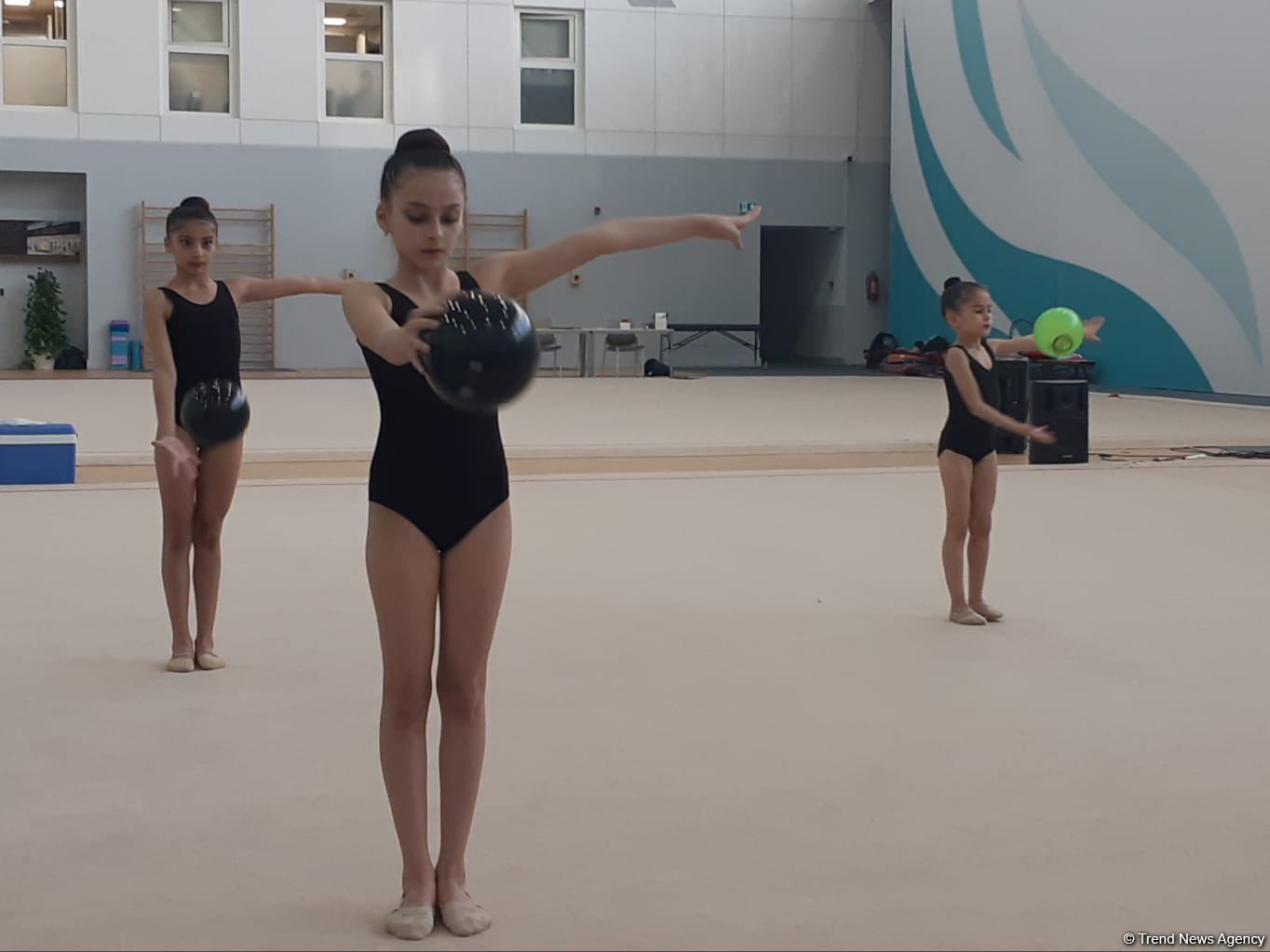 Bakıda Ağdaş və Abşeron gimnastlarının təlim-məşq toplanışı keçirilir (FOTO)