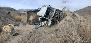 Kəlbəcərdə minaya düşən texnikaların görüntüləri (FOTO/VİDEO)