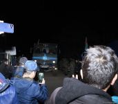 Şuşa-Xankəndi yolundan növbəti dəfə sülhməramlılara məxsus təminat avtomobilləri keçib (FOTO/VİDEO)