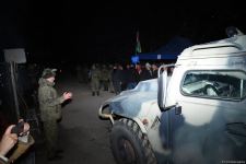 Şuşa-Xankəndi yolundan növbəti dəfə sülhməramlılara məxsus təminat avtomobilləri keçib (FOTO/VİDEO)