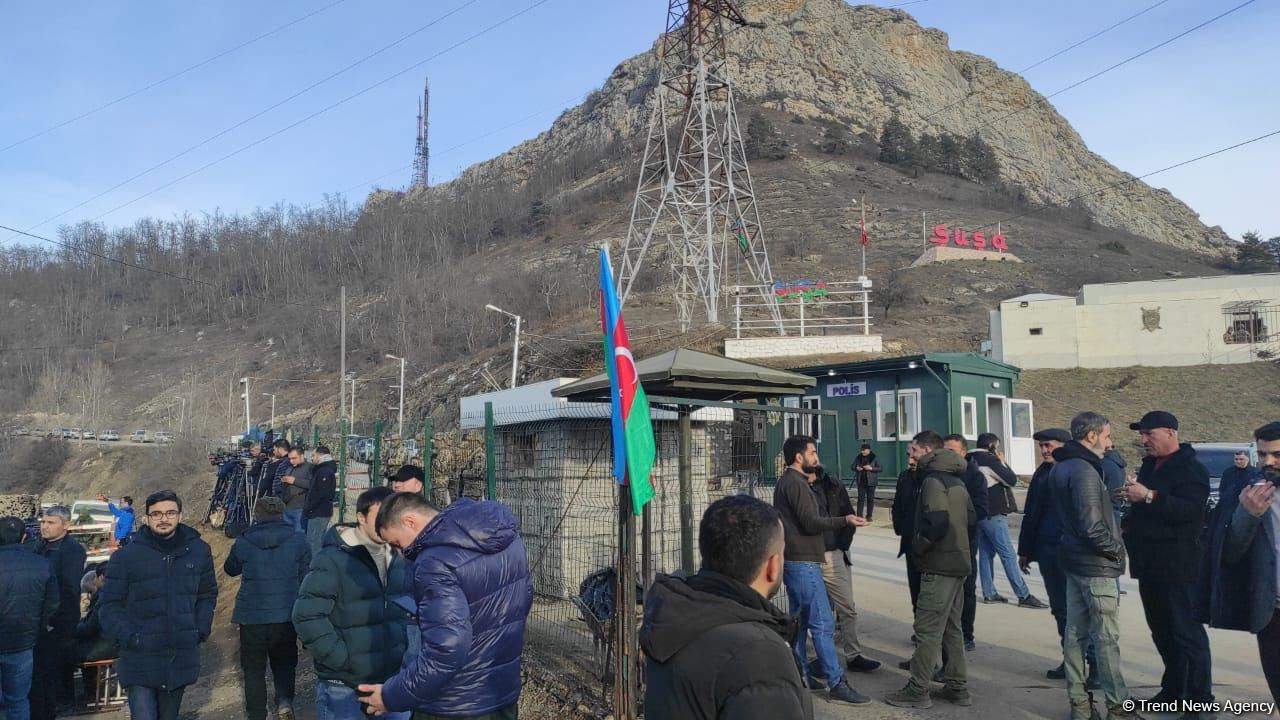 Laçın yolunda son durum (VİDEO)