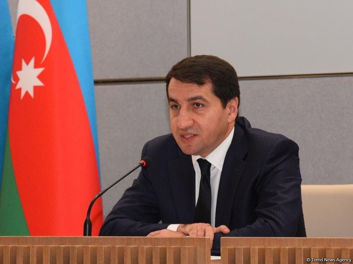 Humanitar məsələlərdən silah kimi istifadə faydasız strategiyadır - Hikmət Hacıyev