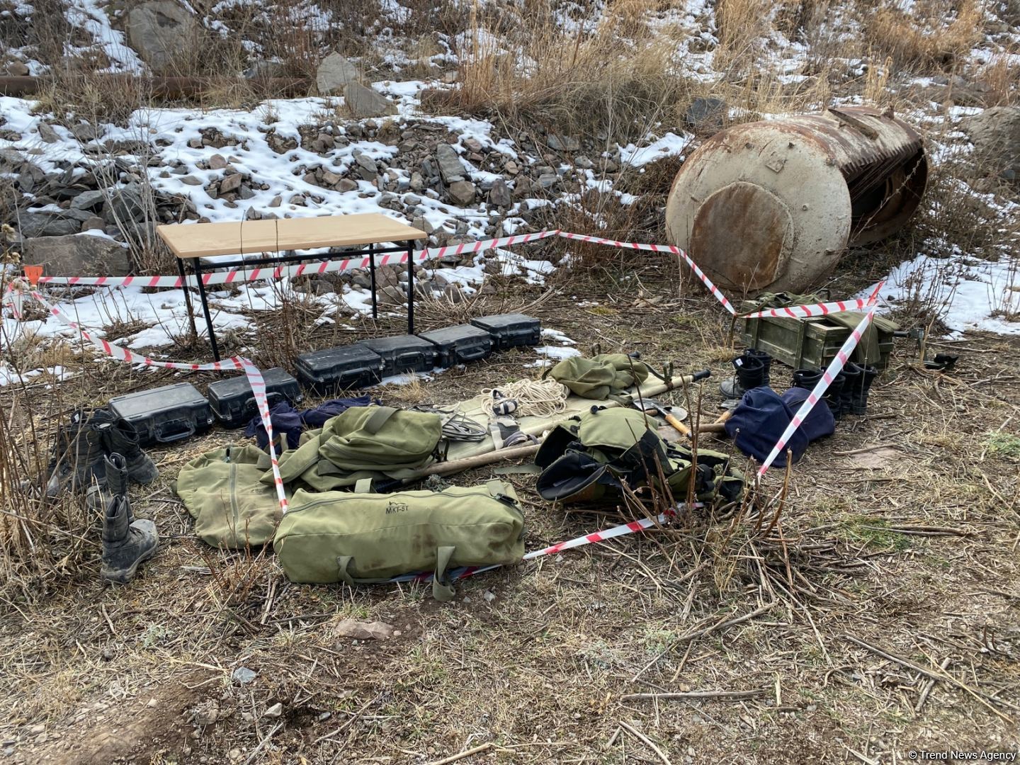 Ərazidən götürdüyümüz dəlillər tank əleyhinə TM 62M tipli minanın hissələrinə bənzəyir - ANAMA