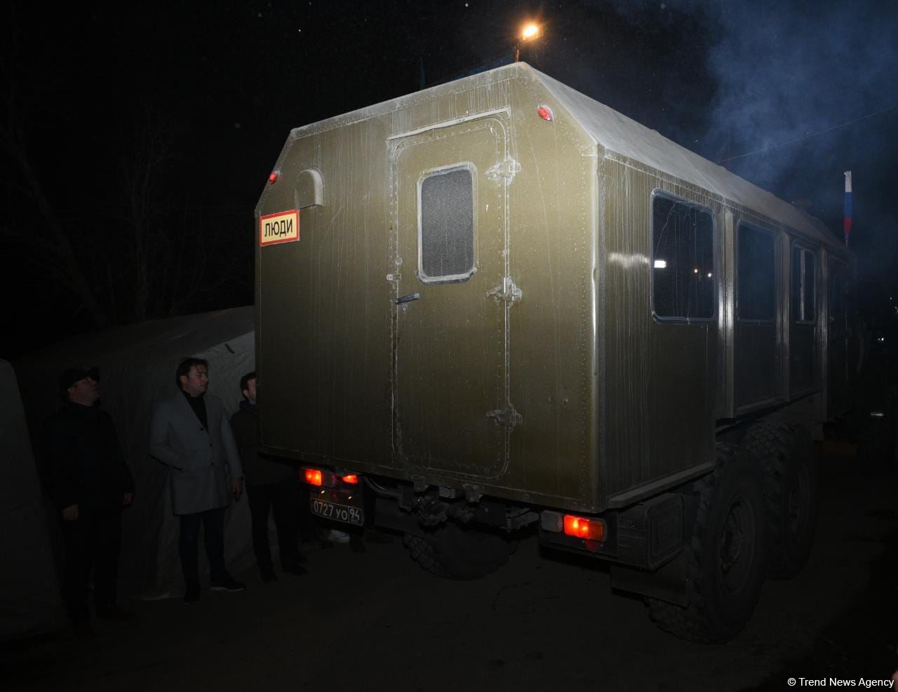 Laçın yolundan növbəti dəfə sülhməramlılara aid təminat avtomobilləri keçib (FOTO/VİDEO)