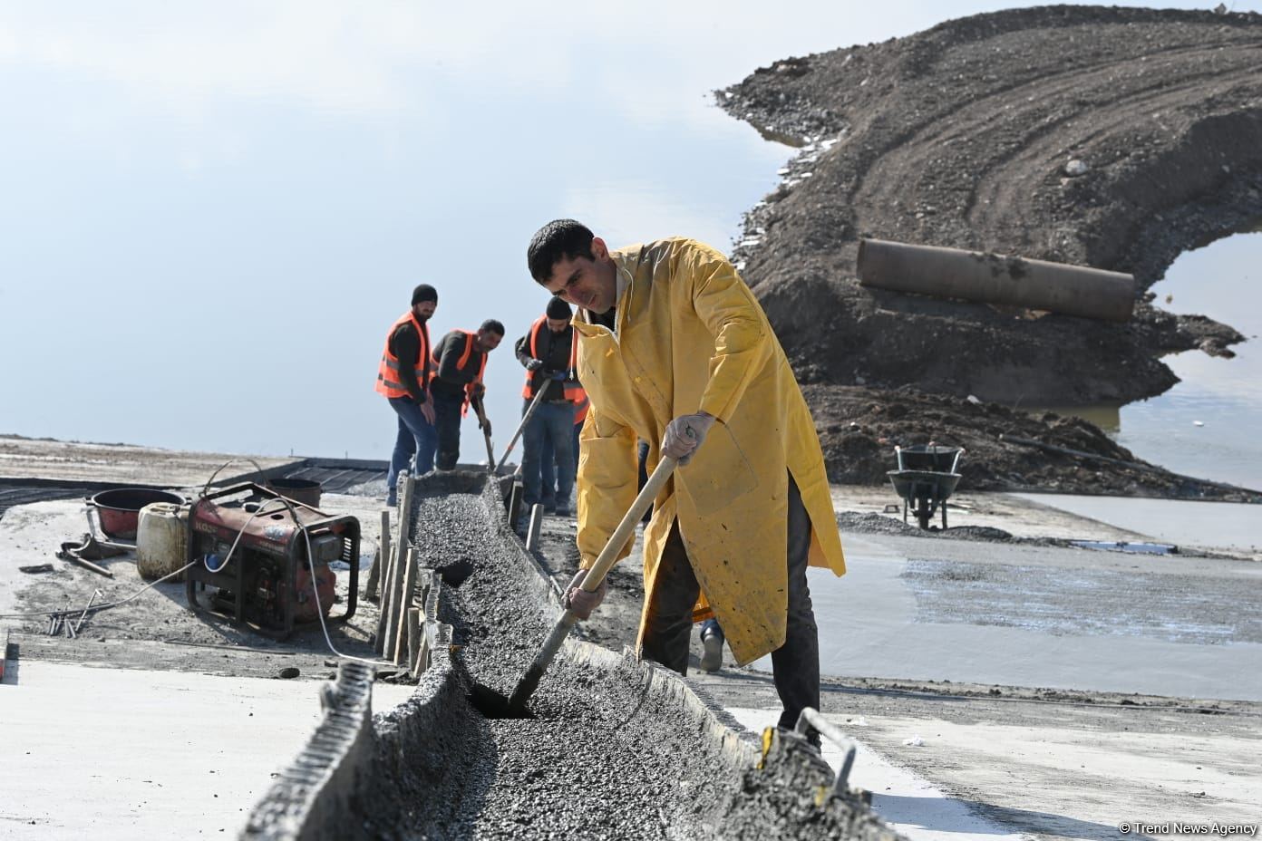 "Xaçınçay" Su Anbarı 2024-cü ildə istifadəyə veriləcək (FOTO)