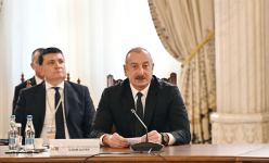 Prezident İlham Əliyev Buxarestdə yaşıl enerji ilə bağlı strateji tərəfdaşlıq haqqında Sazişin imzalanmasına dair plenar iclasda çıxış edib (FOTO/VİDEO) (YENİLƏNİB-3)
