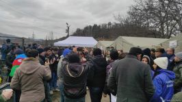 Laçın yolunda Azərbaycanlıların dinc aksiyası davam edir (FOTO/VİDEO)