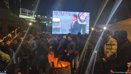 Aksiya iştirakçıları və sülhməramlılar dünya çempionatının oyununu birlikdə izləyib (FOTO/VİDEO)