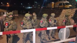 Aksiya iştirakçıları və sülhməramlılar dünya çempionatının oyununu birlikdə izləyib (FOTO/VİDEO)
