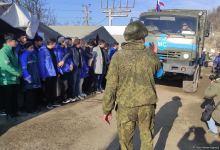 Sülhməramlılara aid təminat avtomobilləri növbəti dəfə Laçın yolundan keçdi (FOTO/VİDEO)