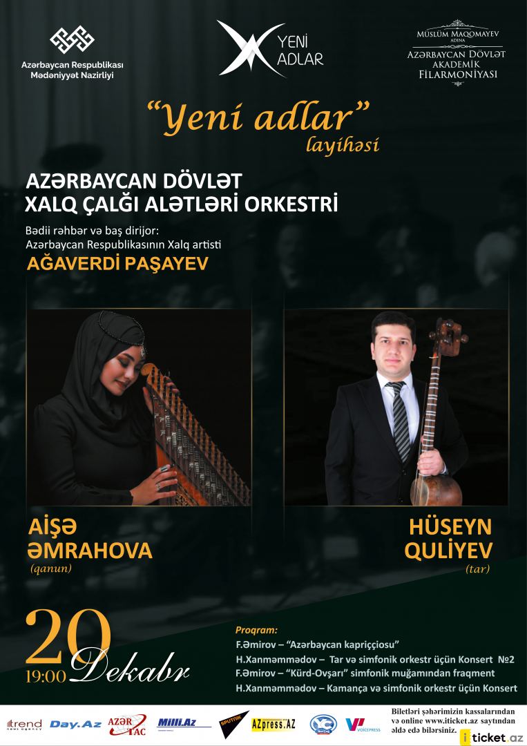 Filarmoniyada “Yeni adlar” layihəsi çərçivəsində növbəti  konsert keçirilib (FOTO/VİDEO)