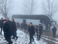 Diaspor məsələlərinə cavabdeh olan dövlət strukturlarının rəhbərləri Şuşaya səfər ediblər (FOTO)