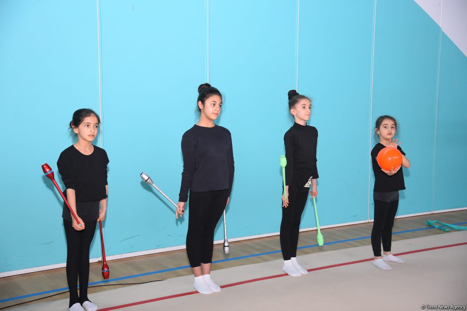 Bakıda Göyçay və İsmayıllı gimnastlarının təlim-məşq toplanışı keçirilir (FOTO)
