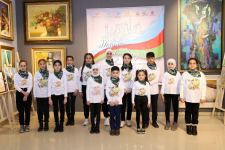 “Doğma diyar-Azərbaycan” respublika uşaq rəsm müsabiqəsinin yekun sərgisi (FOTO)